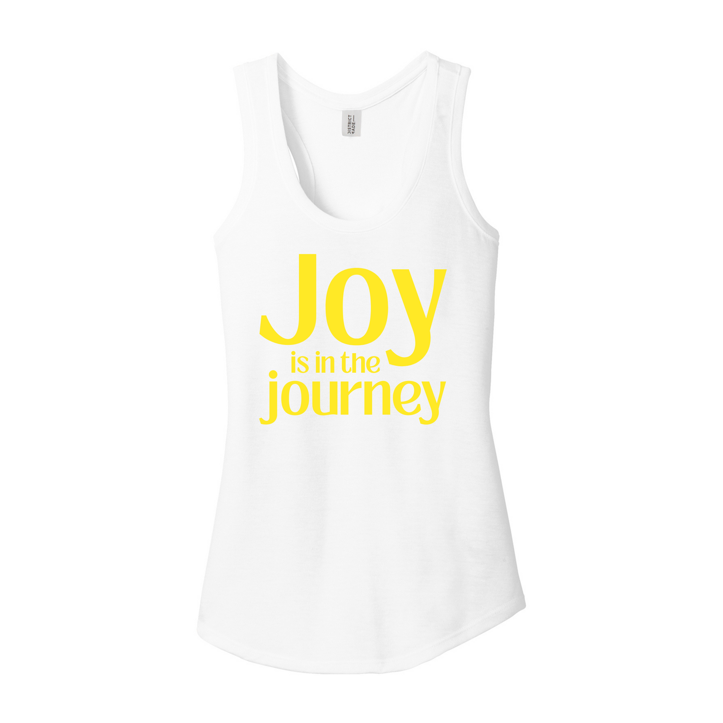 Joy is in the Journey Racerback