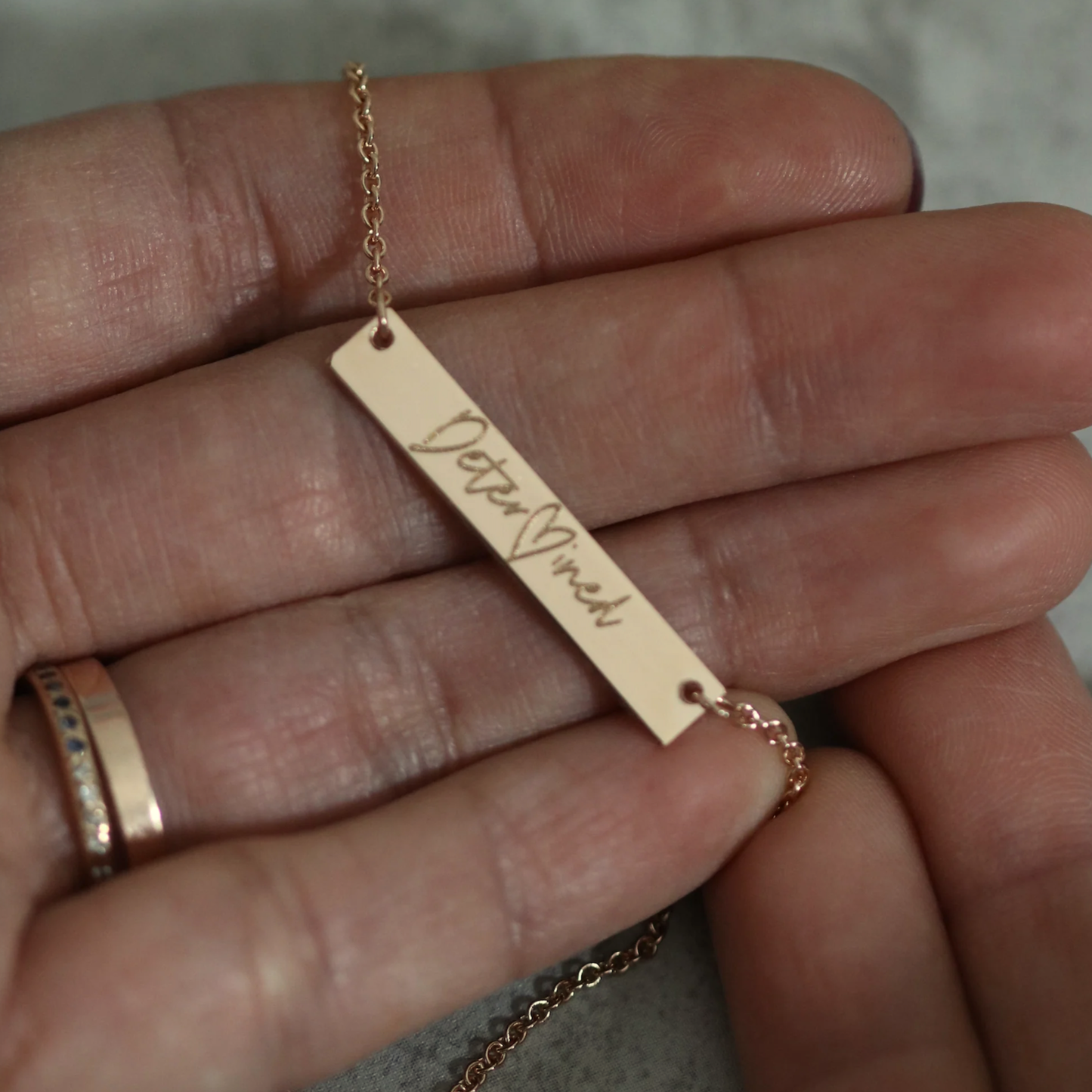 Determined Heart Necklace – Silver and Gold