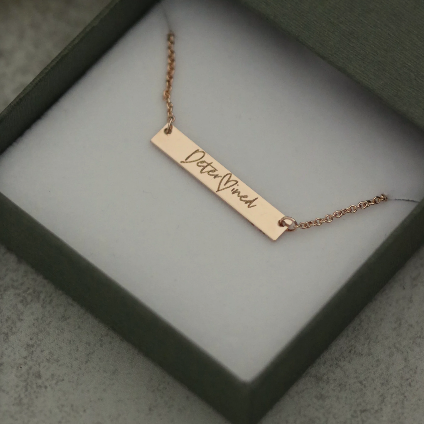 Determined Heart Necklace – Silver and Gold