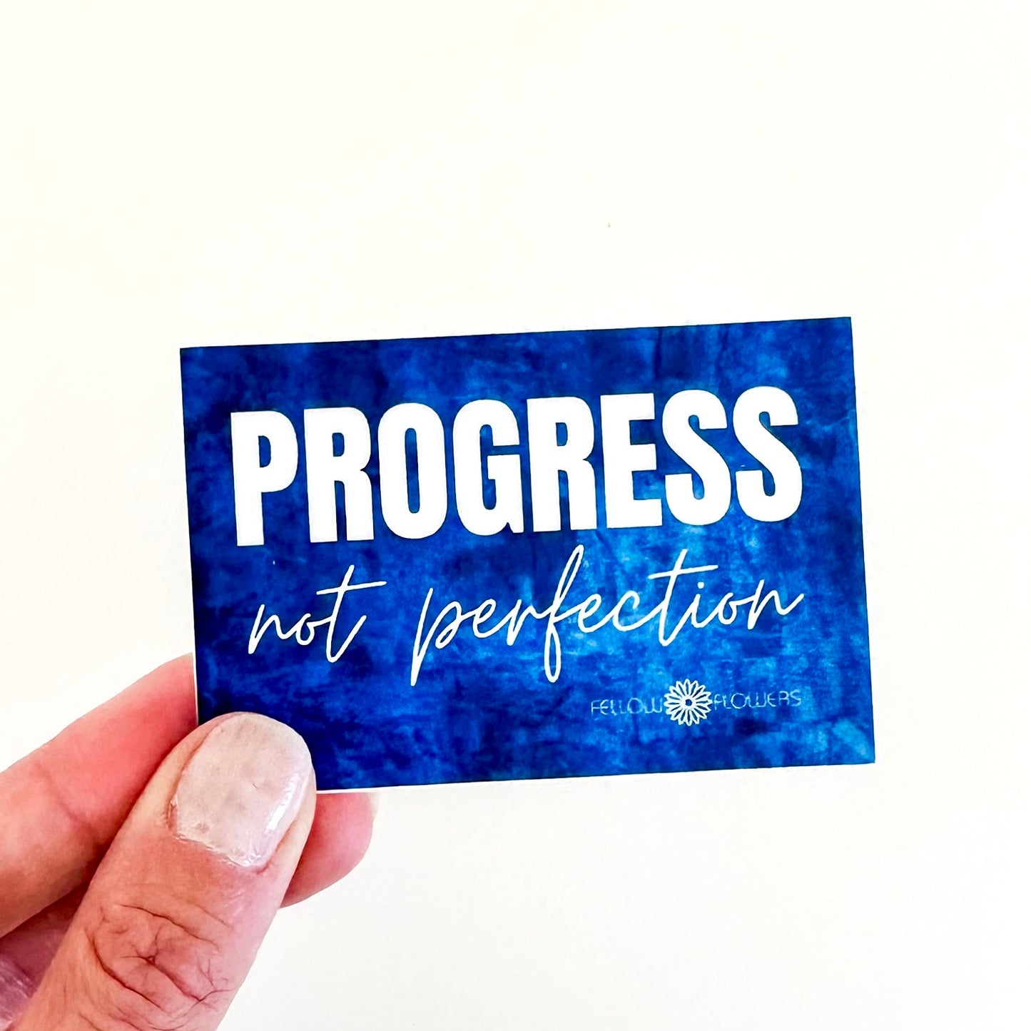 Progress Not Perfection Sticker