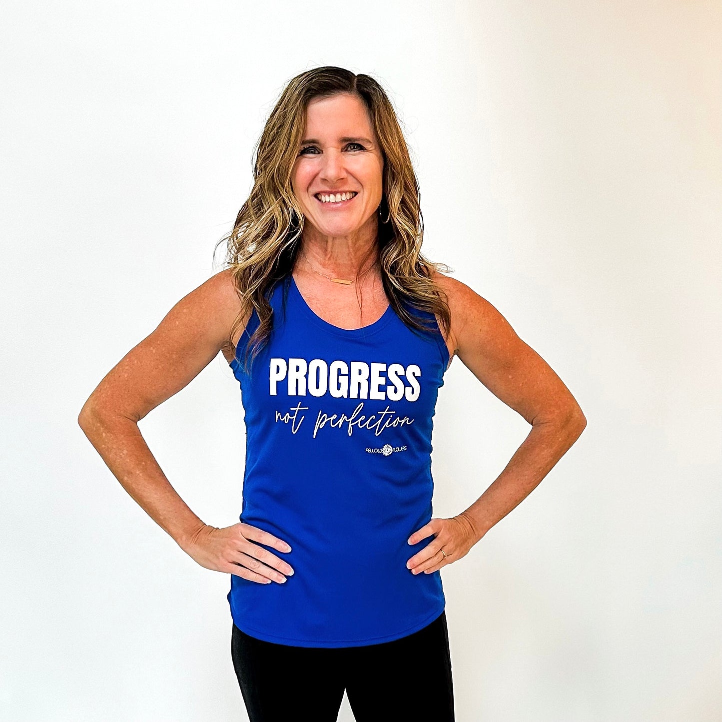 Progress Not Perfection Racerback Tank