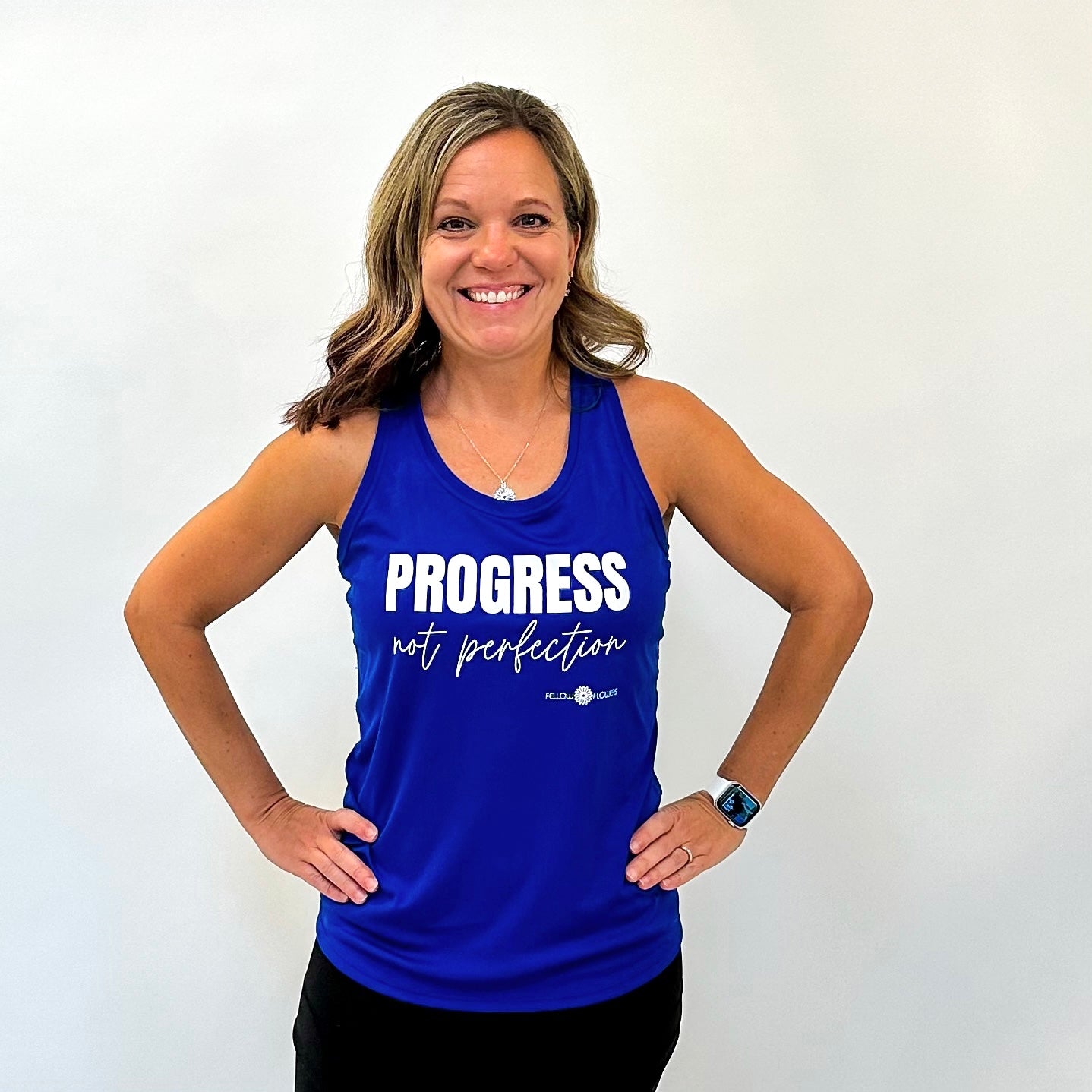 Progress Not Perfection Racerback Tank