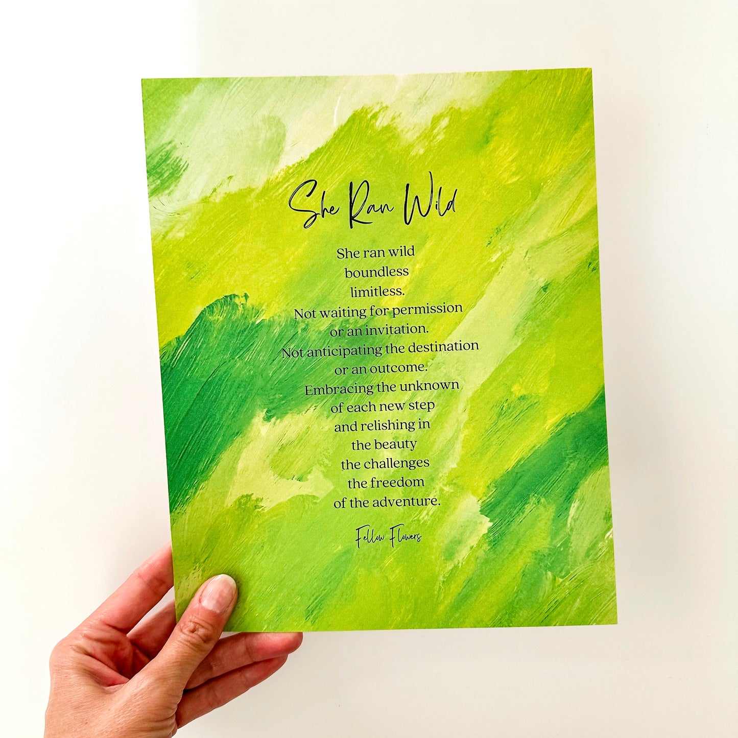 She Ran Wild Print