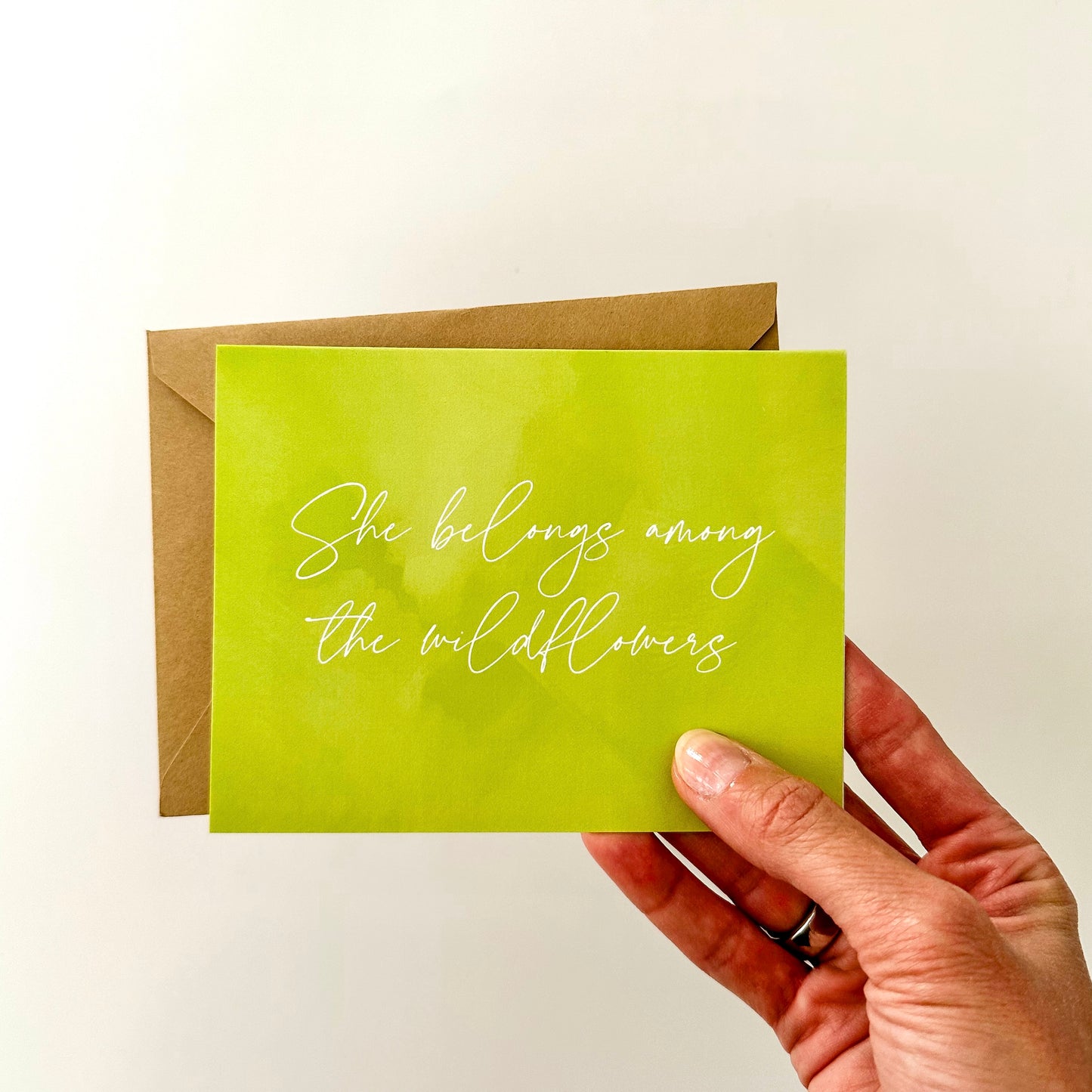 She Belongs Notecard