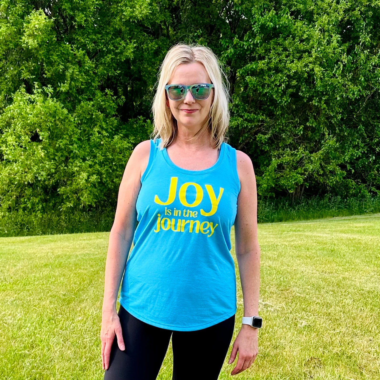 Joy is in the Journey Racerback