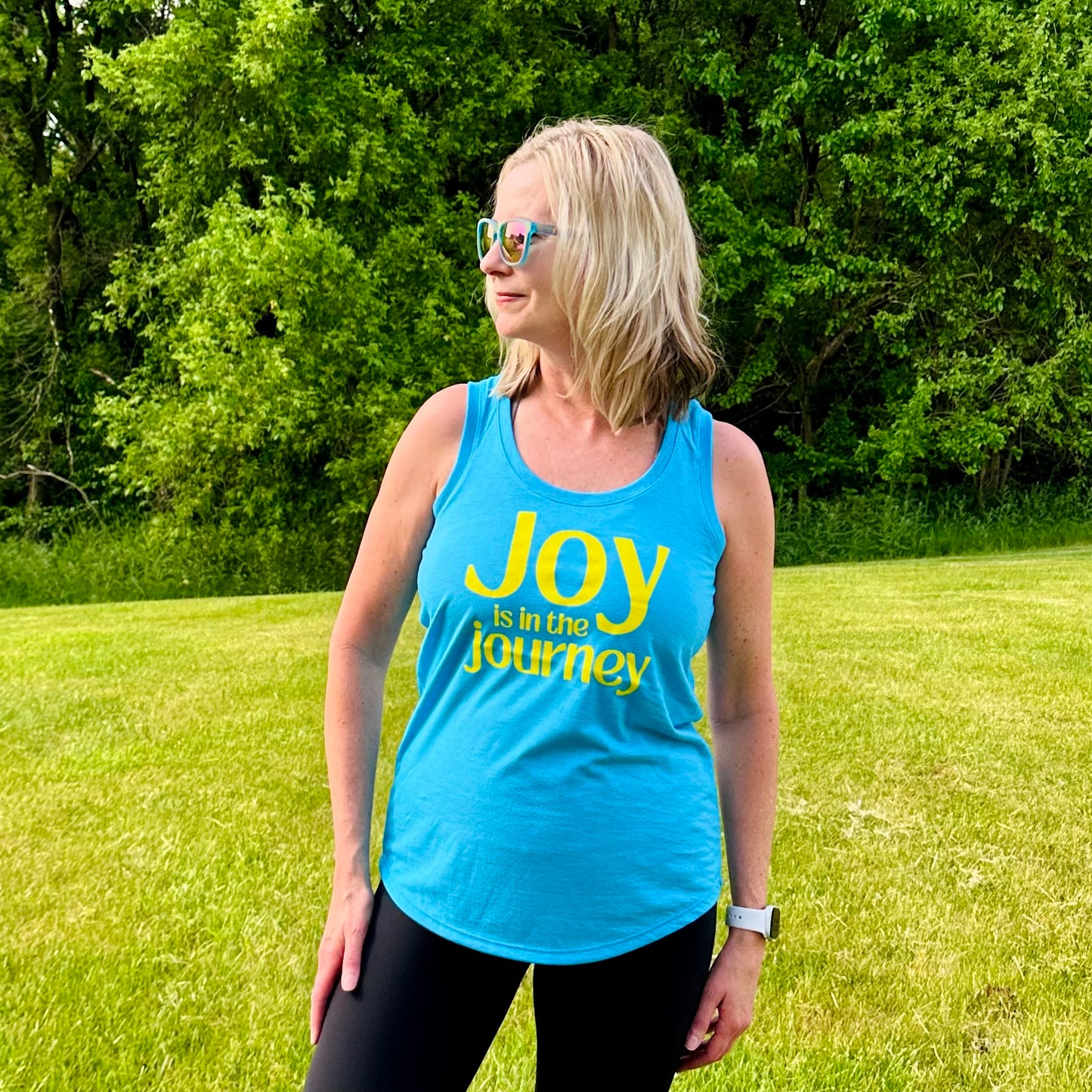 Joy is in the Journey Racerback