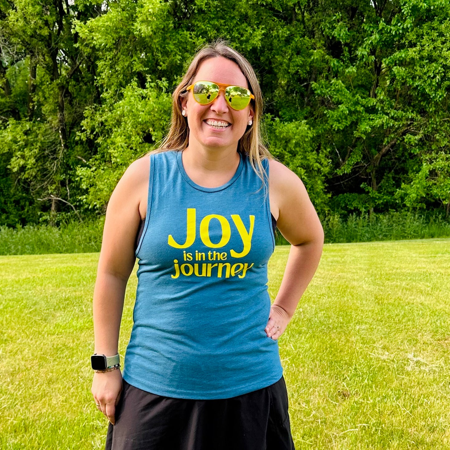 Joy is in the Journey Muscle Tank