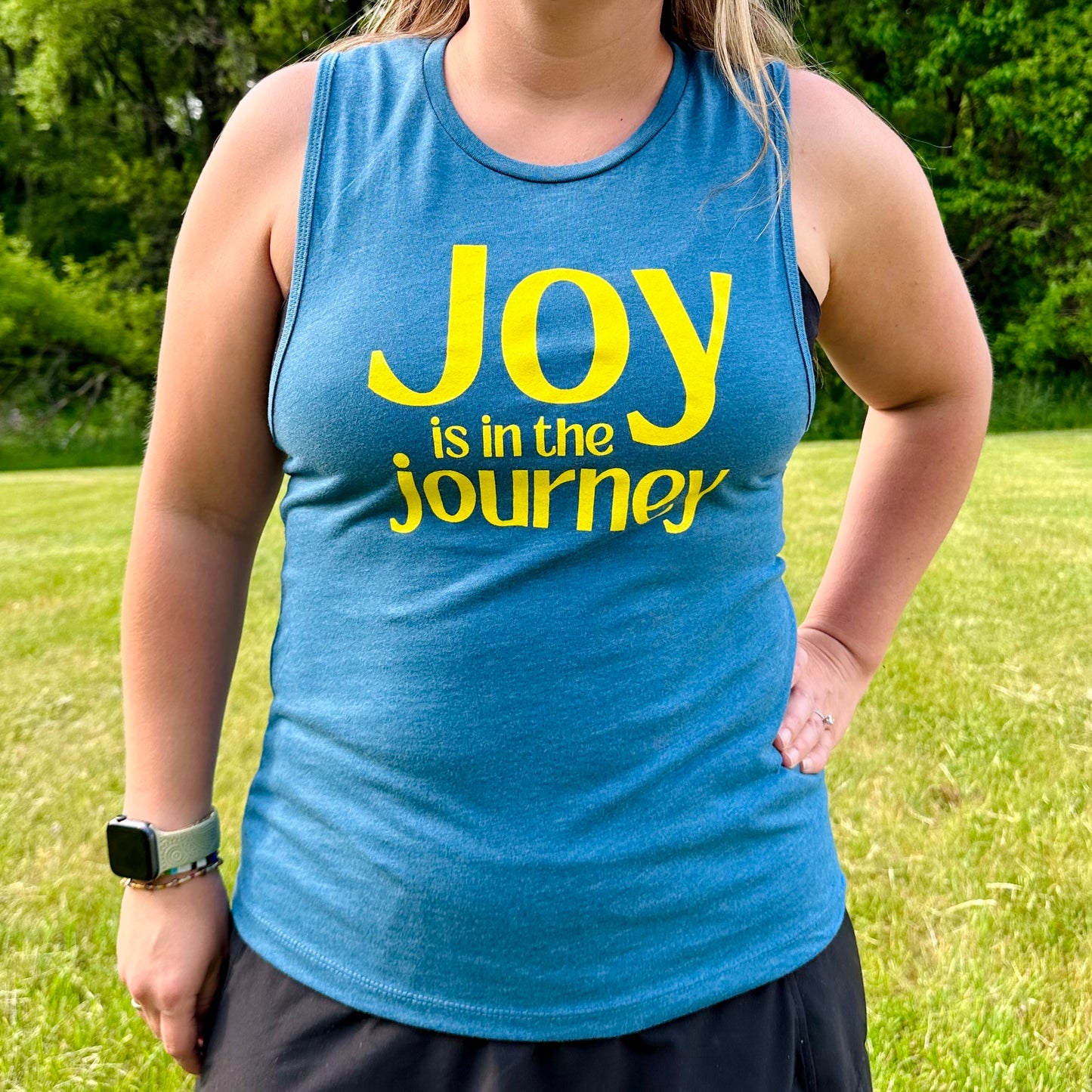 Joy is in the Journey Muscle Tank