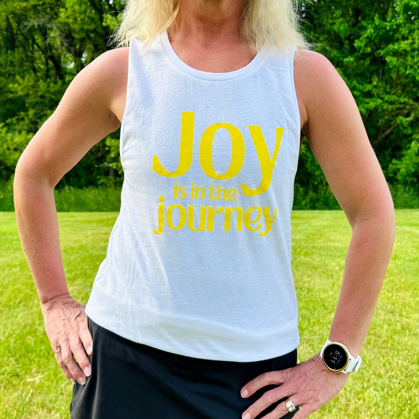 Joy is in the Journey Muscle Tank