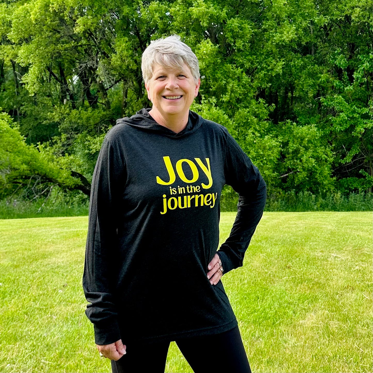 Joy is in the Journey Lightweight Hoodie