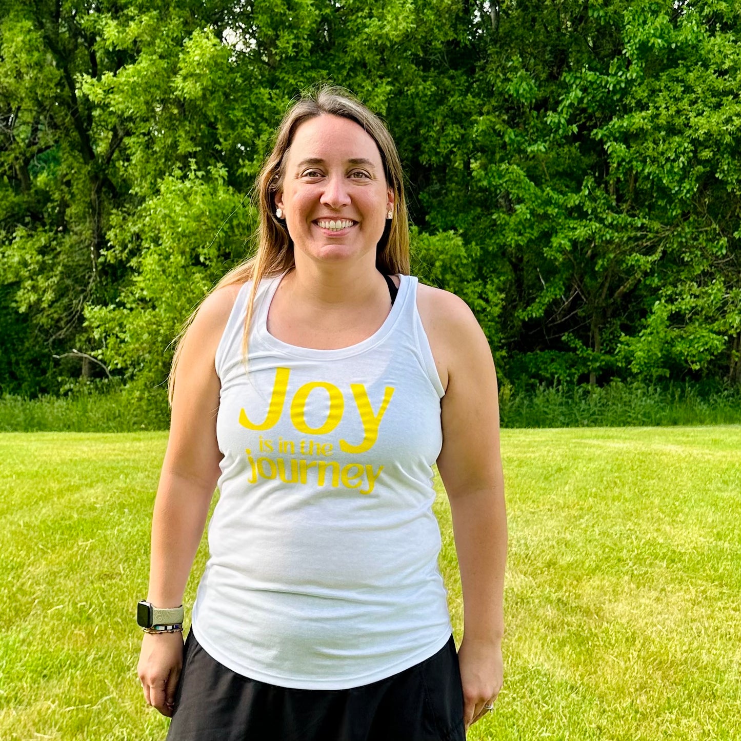 Joy is in the Journey Racerback