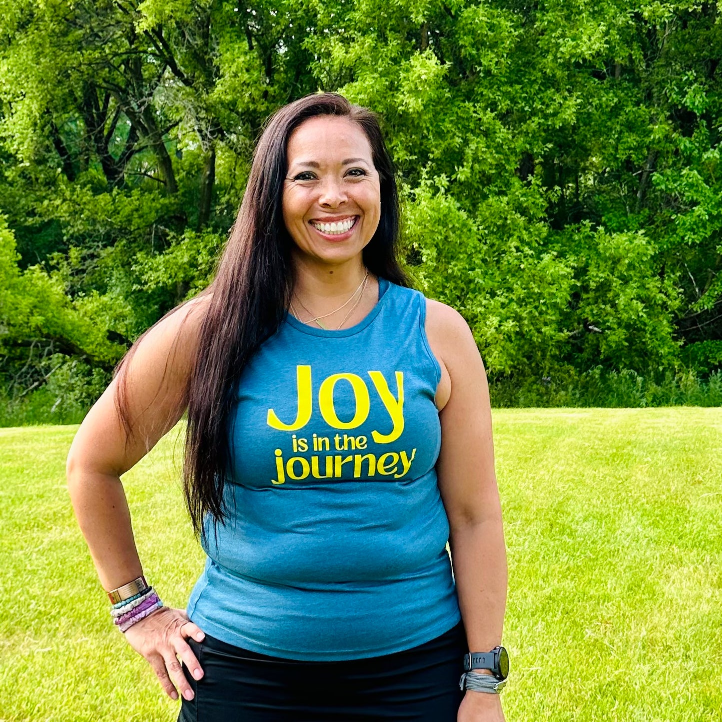 Joy is in the Journey Muscle Tank
