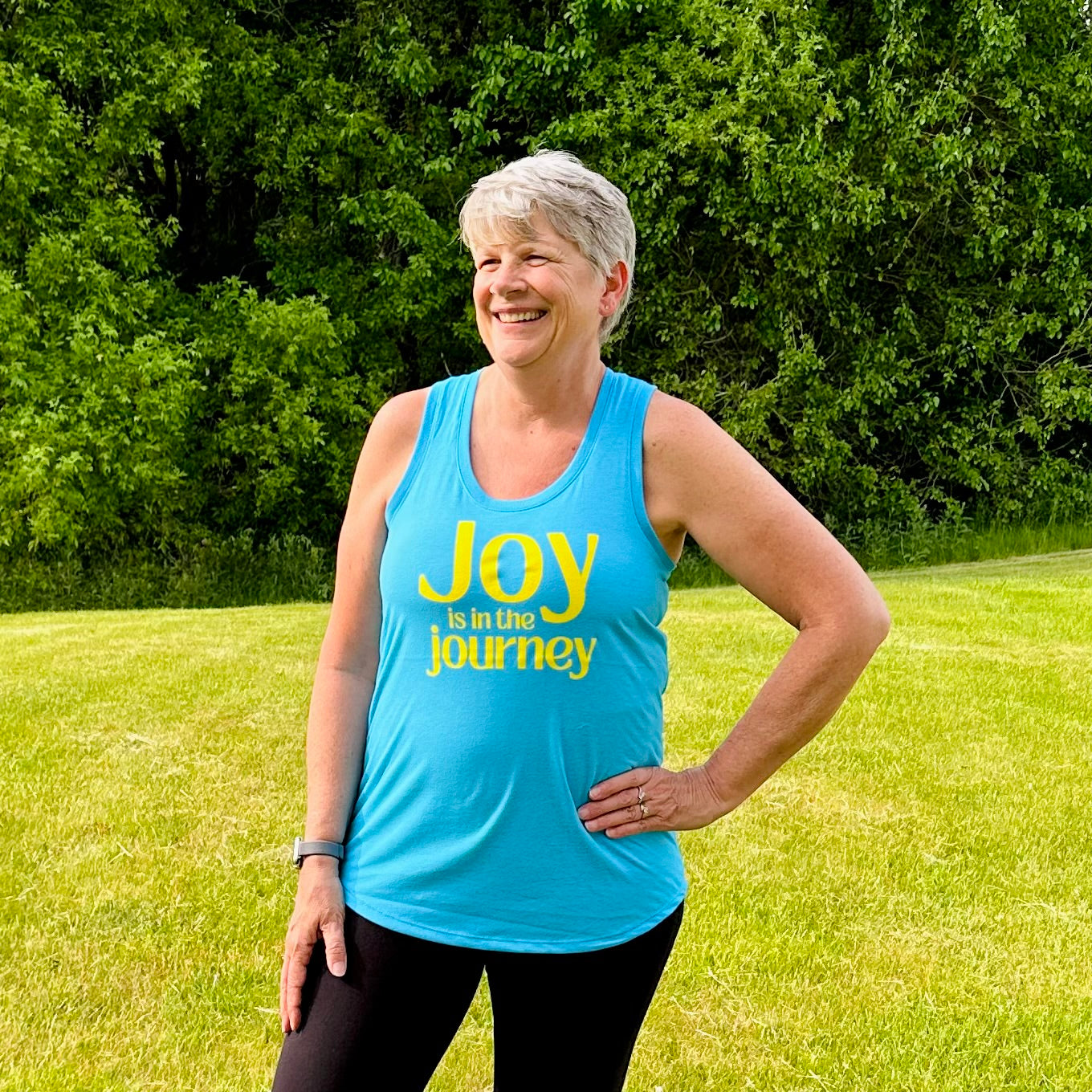 Joy is in the Journey Racerback
