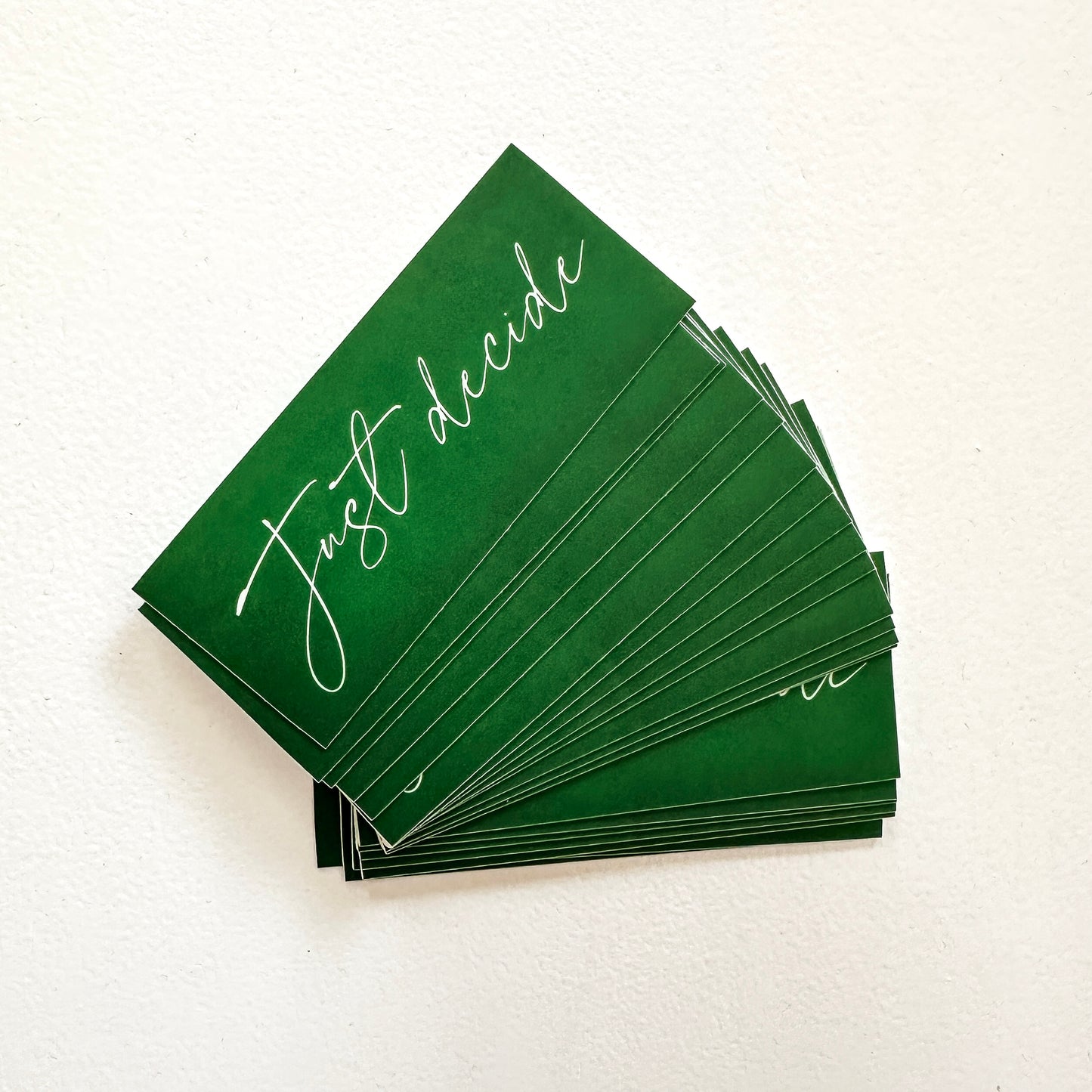 Just Decide Sticker