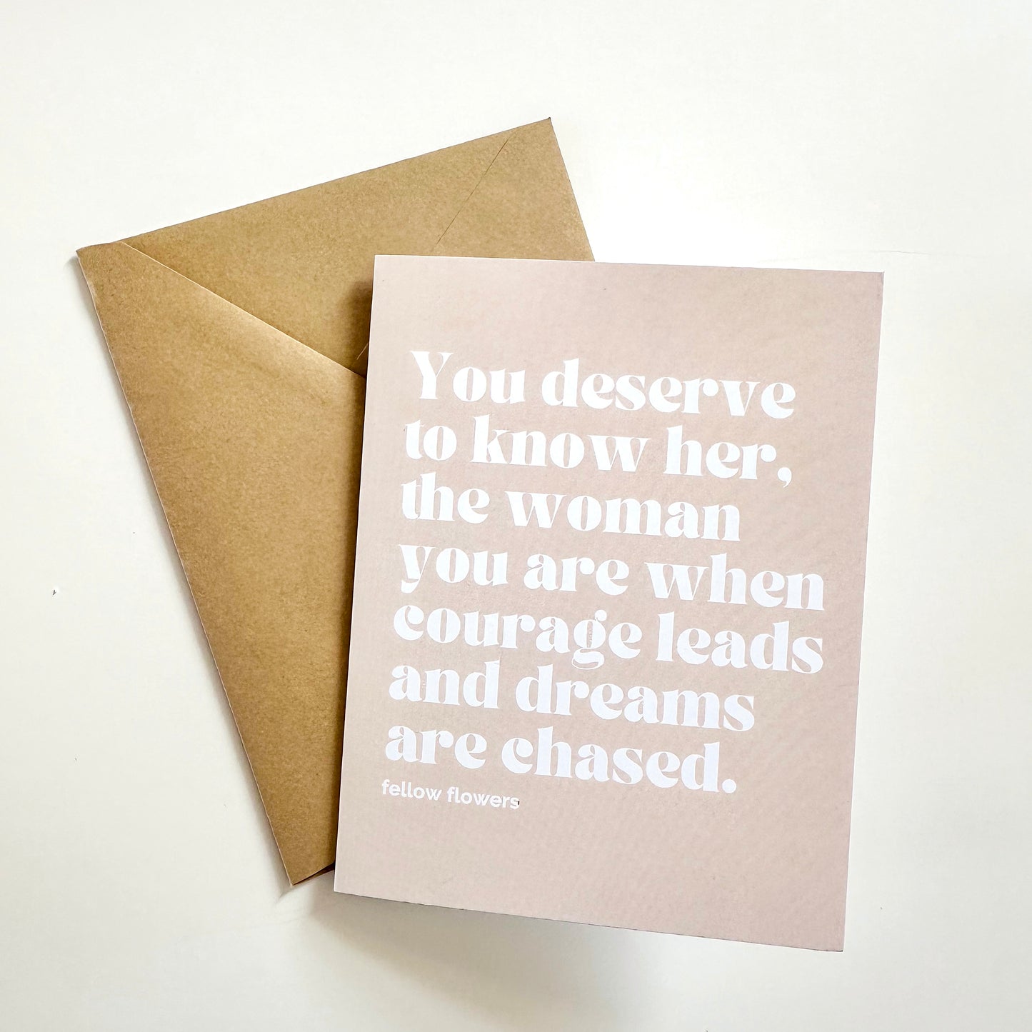 You Deserve to Know Her Notecard