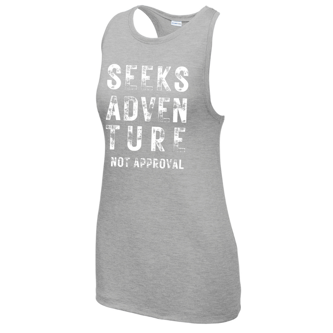 Seeks Adventure, Not Approval High-Neck Tank