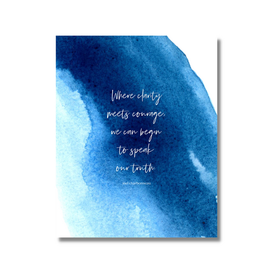 Truth Watercolor Print