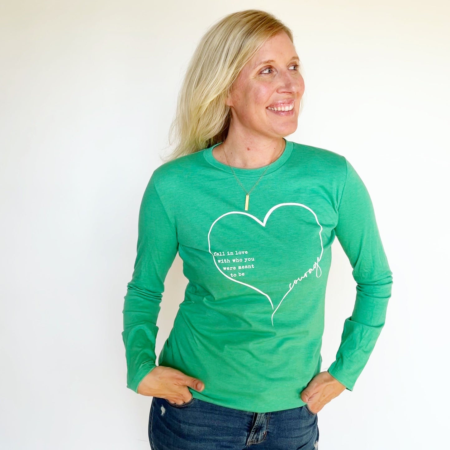 Courage Heart Longsleeve Tee