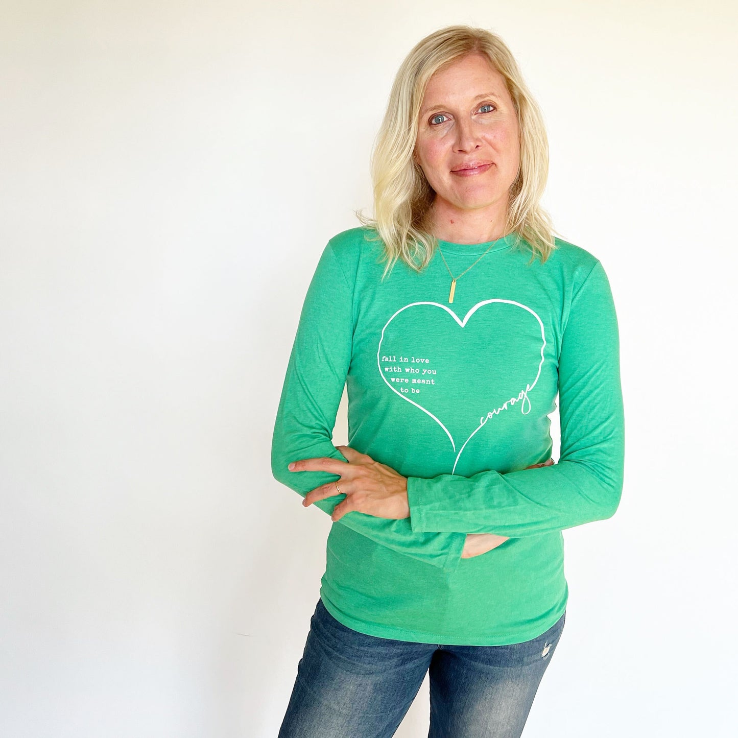 Courage Heart Longsleeve Tee