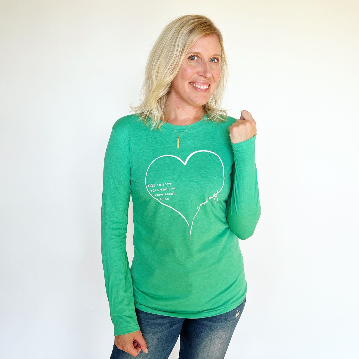 Courage Heart Longsleeve Tee
