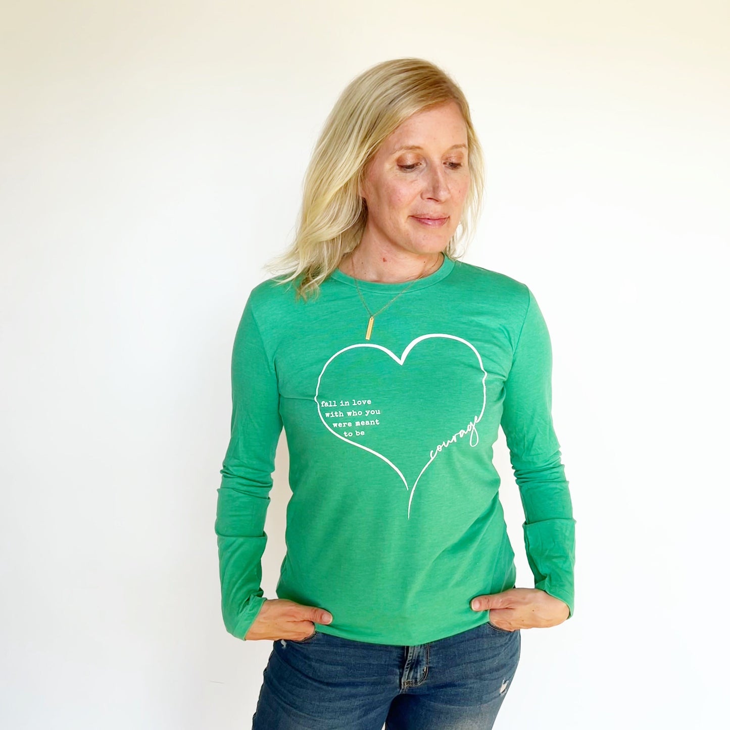 Courage Heart Longsleeve Tee
