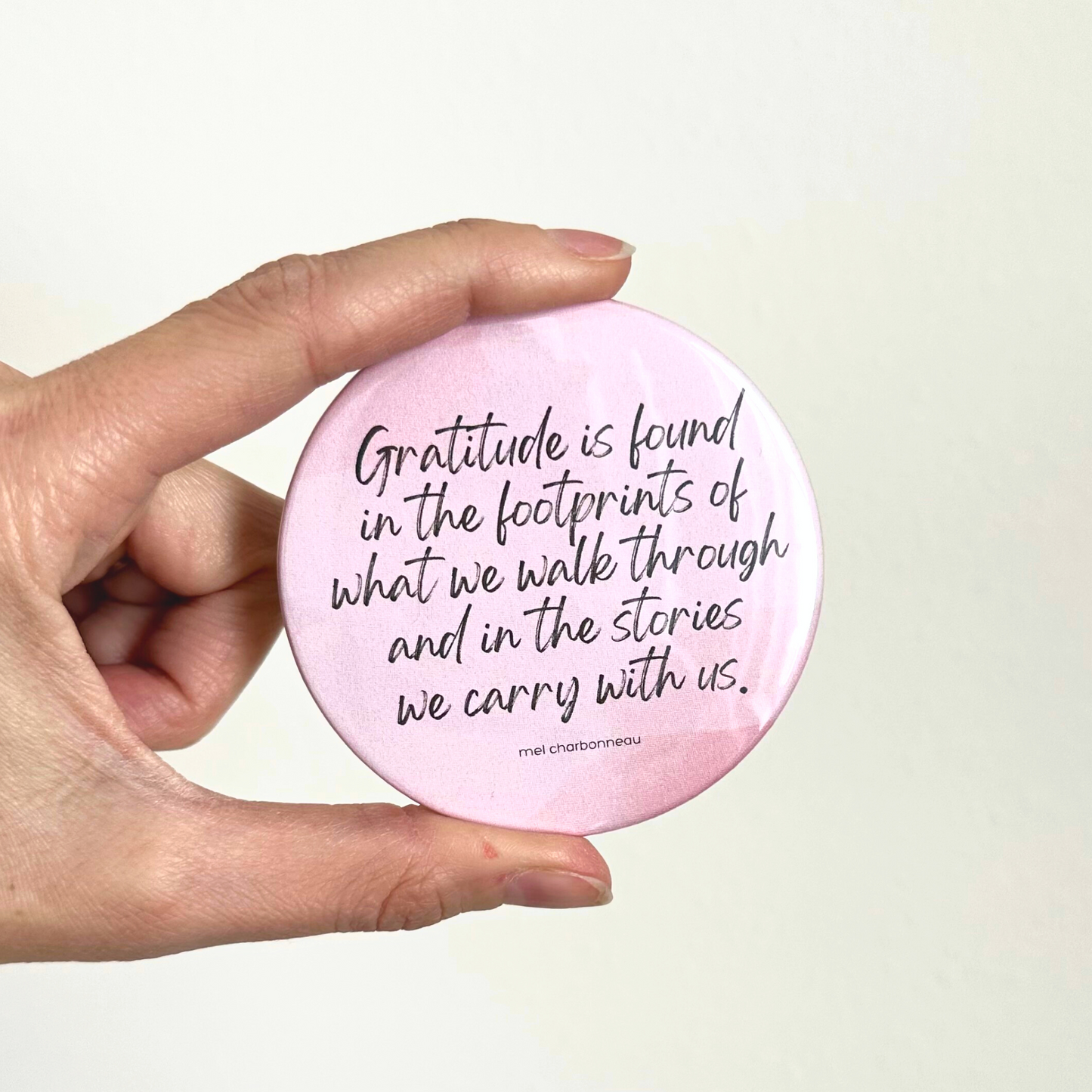 Gratitude is Found in the Footprints Magnet