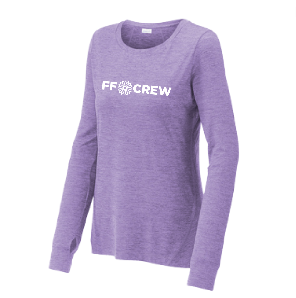 FFCrew Long Sleeve Tech Tee — Lavender or Blue