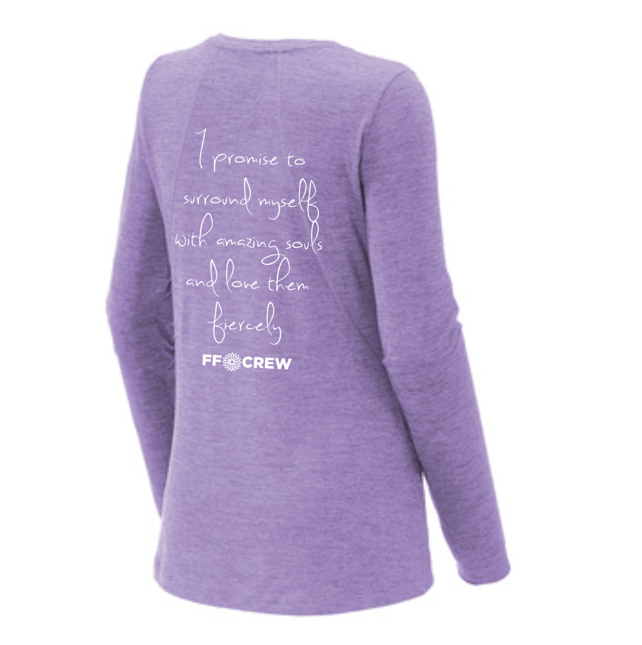 FFCrew Long Sleeve Tech Tee — Lavender or Blue