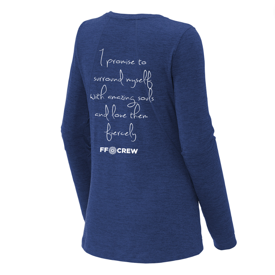 FFCrew Long Sleeve Tech Tee — Lavender or Blue
