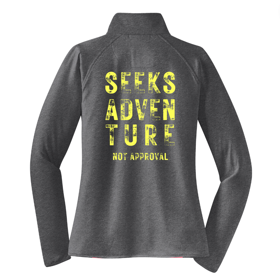 Seeks Adventure, Not Approval Zip-Up