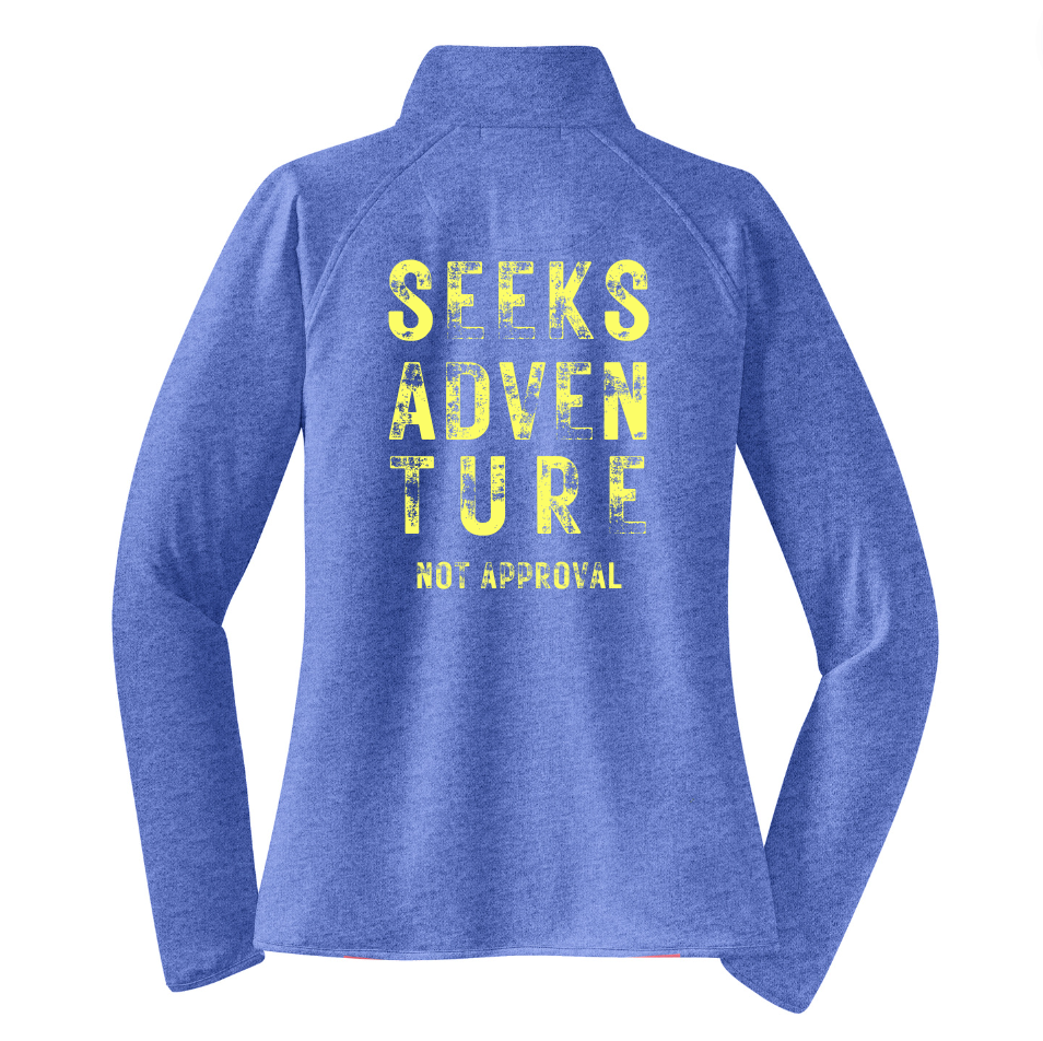Seeks Adventure, Not Approval Zip-Up