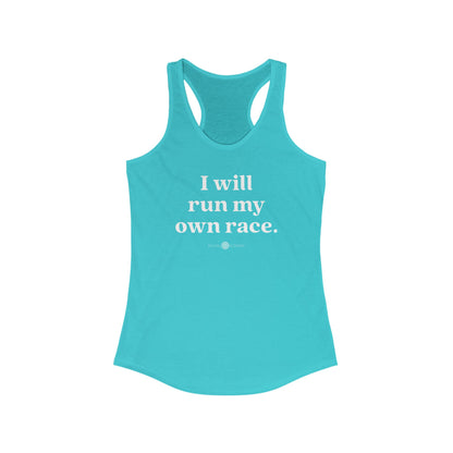 My Own Race Racerback Tank