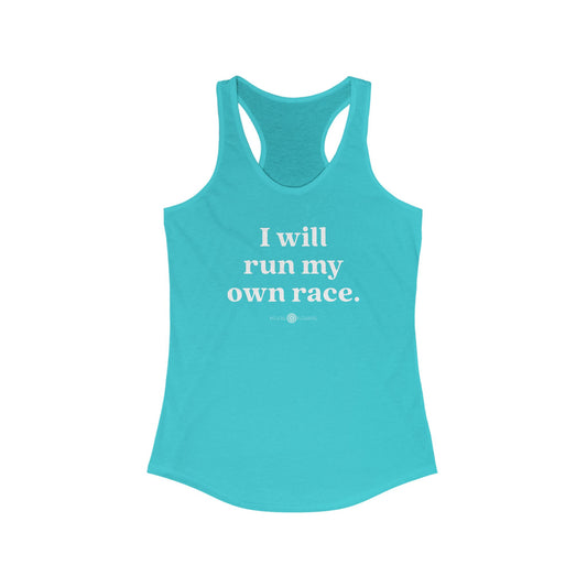 My Own Race Racerback Tank