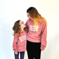Be Brave Youth Sweatshirt – Gray and Pink