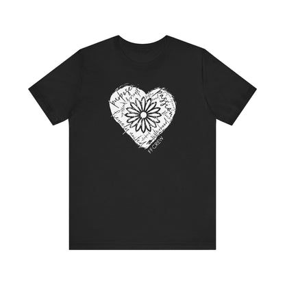 FFCrew Heart Tee – Blue and Black
