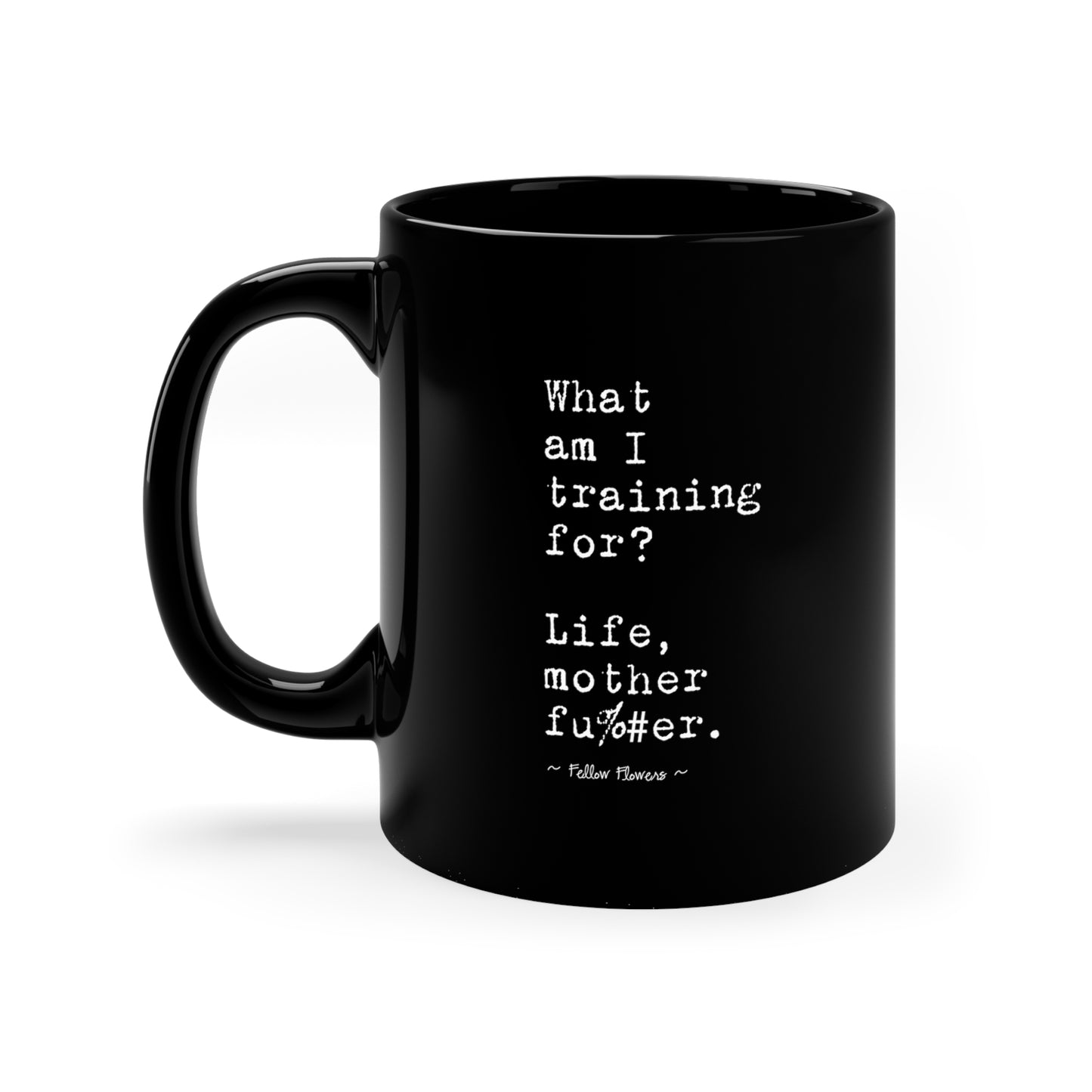 Training for Life Mug – Black