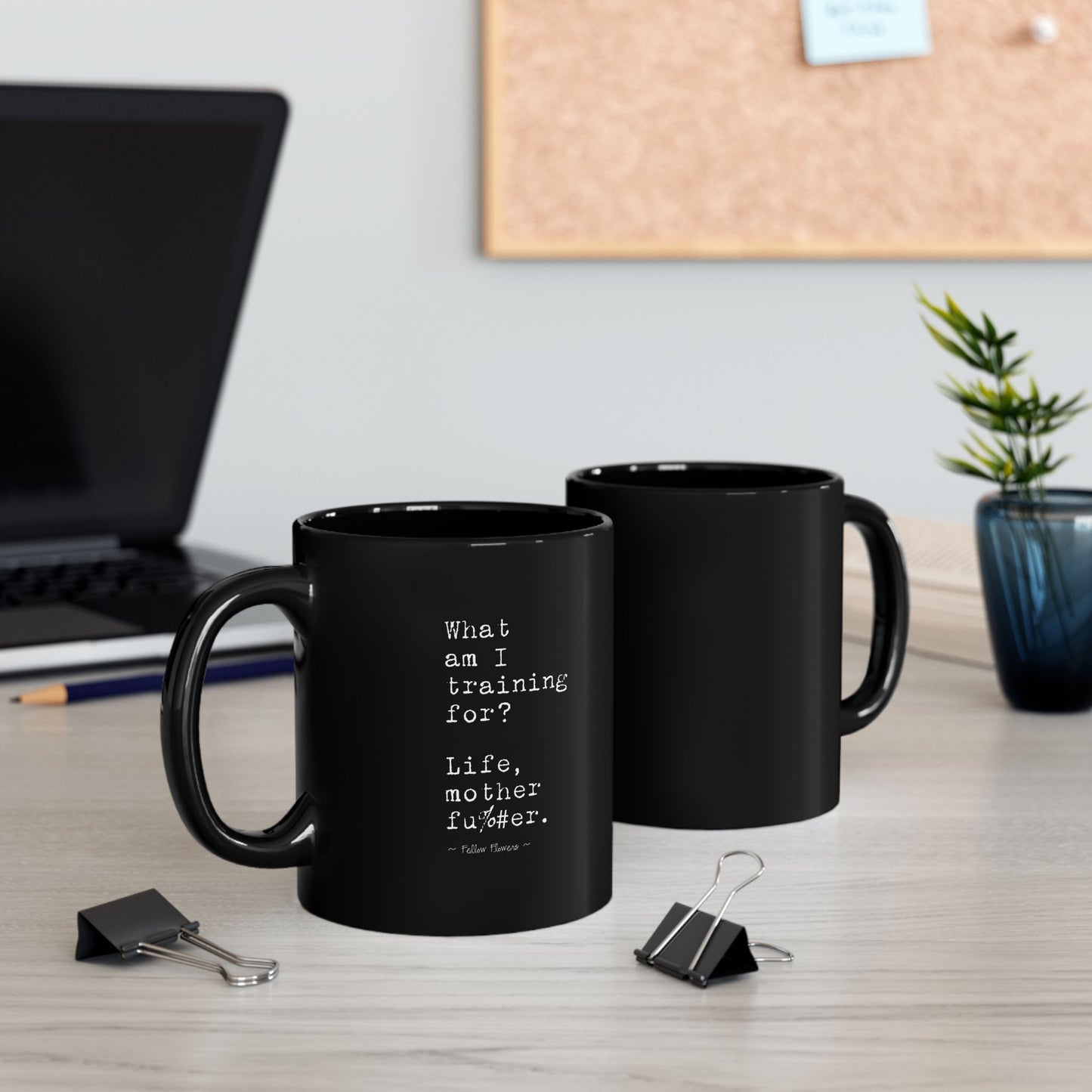 Training for Life Mug – Black