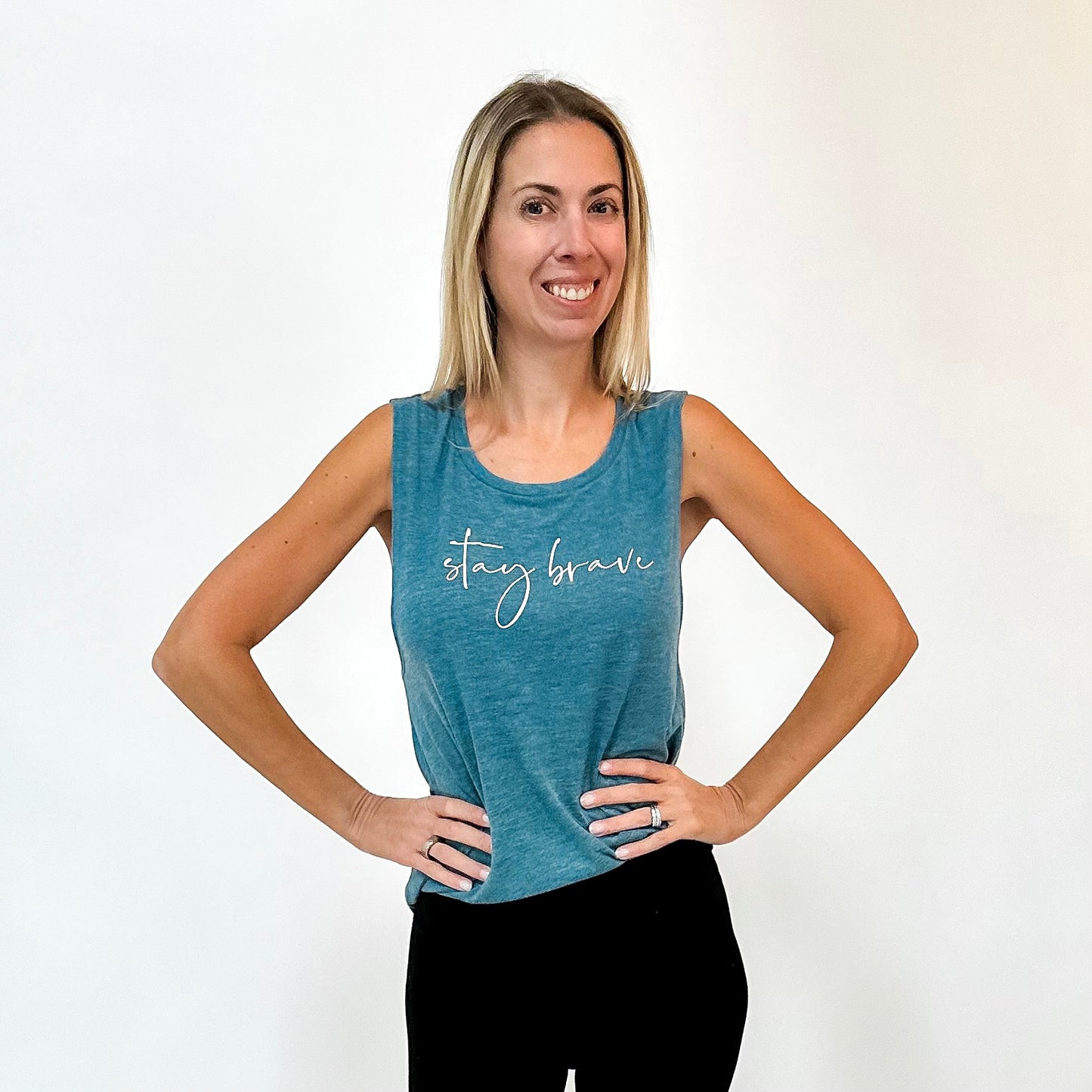 Stay Brave Muscle Tank
