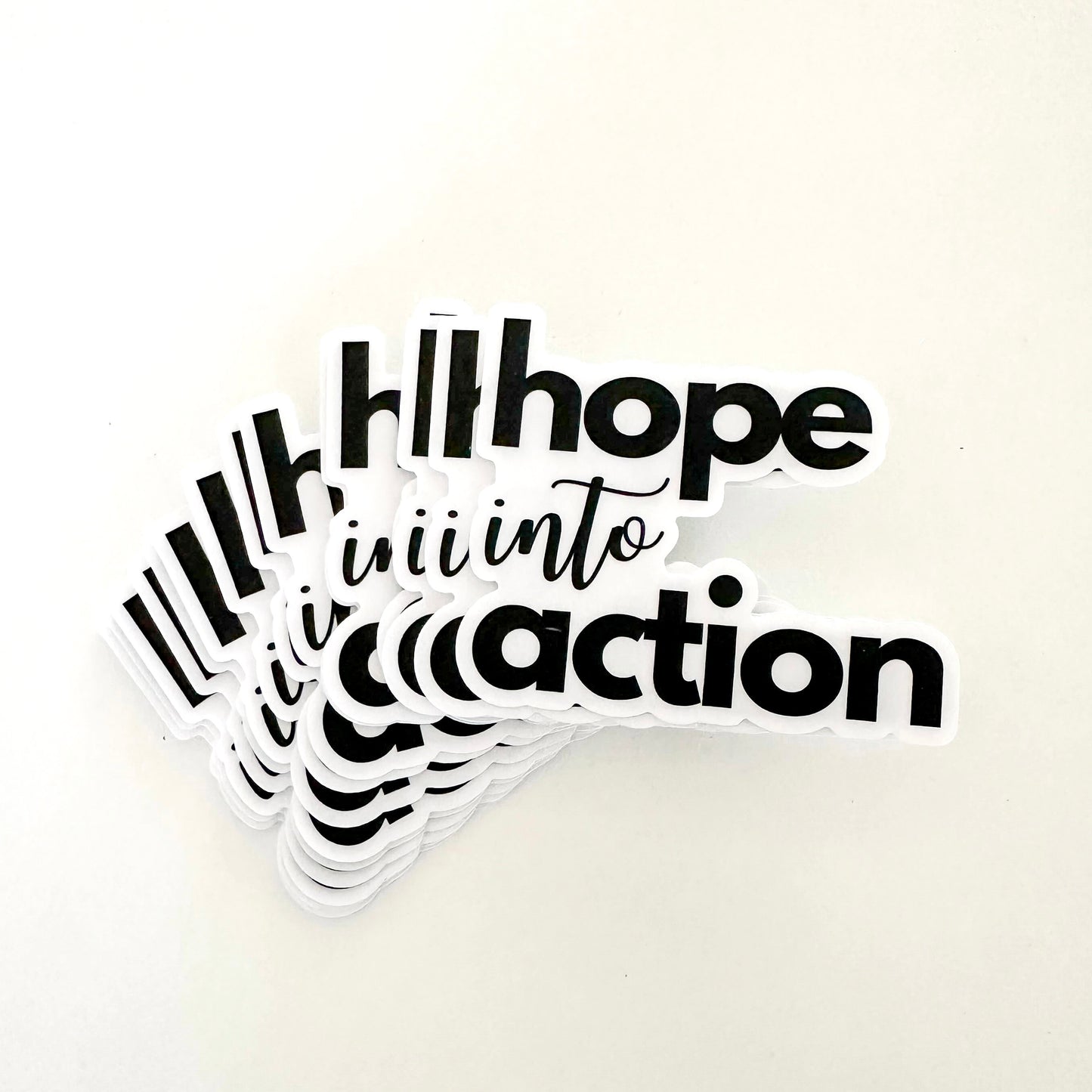 Hope into Action Decal