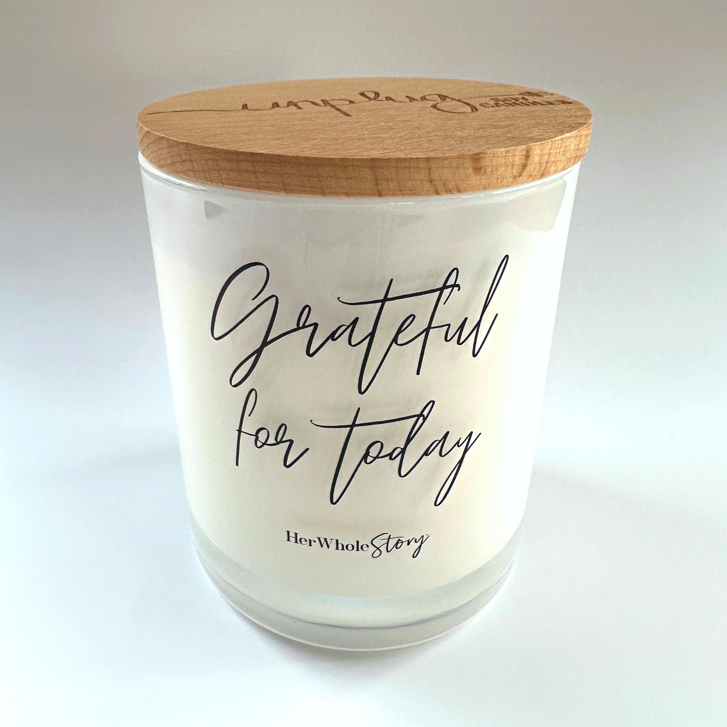 Grateful for Today Candle