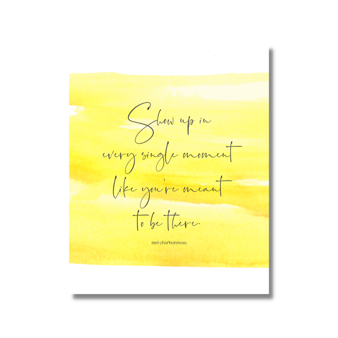 Joy Watercolor Print