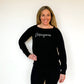 Determined Heart Scoop Neck Sweatshirt