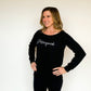 Determined Heart Scoop Neck Sweatshirt